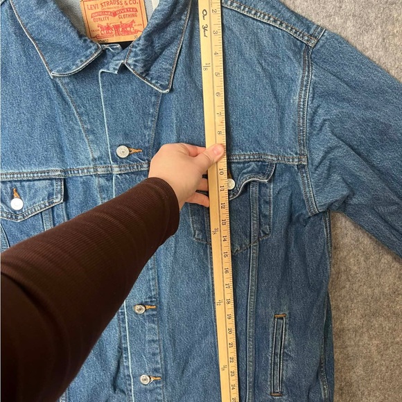 Levi's Men's Size XL Classic Blue Denim Jacket - Picture 5 of 6